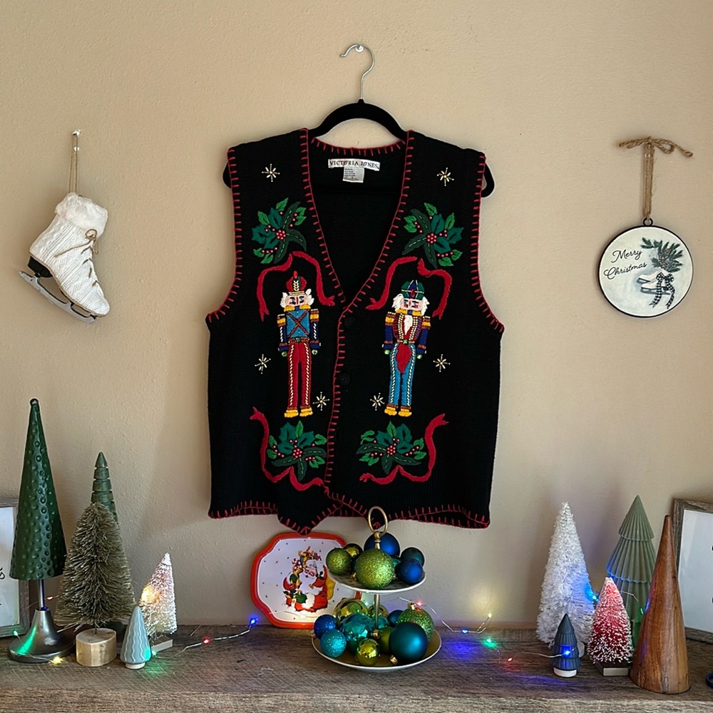 Victoria Jones Vintage Nutcracker Vest